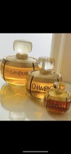 VINTAGE YSL GIANT FACTICES & PERFUME BOTTLES CHAMPAGNE x3 collectable, rare 