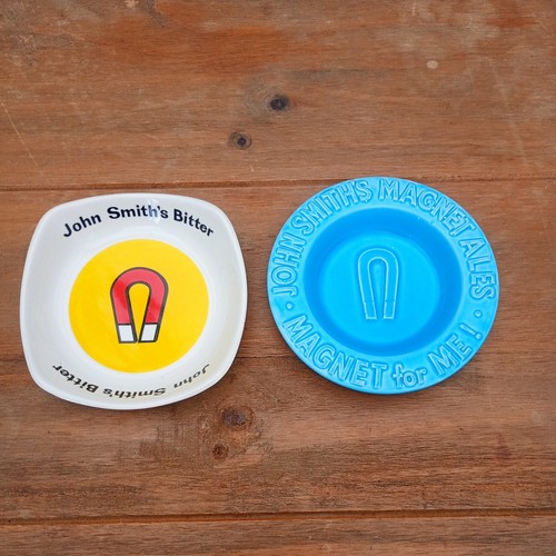 Vintage pub ashtrays john - pub,