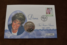 1998 Diana, Princess of Wales Niue $1 Coin Cover (A)