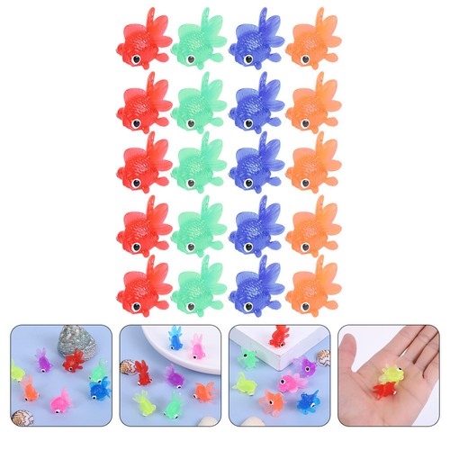 Pcs translucent fish toy - 24,