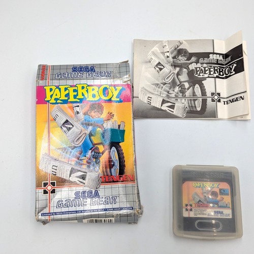 Sega game gear - gear, paperboy