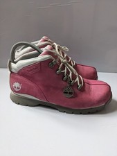 Timberland Women’s Euro Sprint Hiker Boots Pink Nubuck UK 5.5 Outdoor Walking