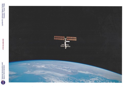 Nasa 8x10 international - 8x10, space