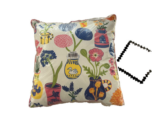 Habitat botanical cushion 43cm - botanical,