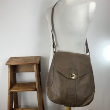 Large Brown Leather Saddle