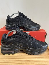 Nike Air Max Plus TN "Triple Black" Size 5.5UK