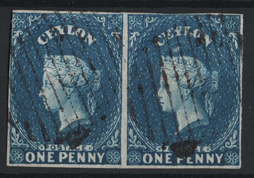 Ceylon 1857 deep - 1857, 1d