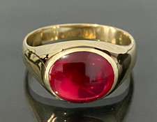 9K Yellow Gold & Star Ruby