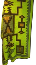 Vtg Mid Century Aztec Western
