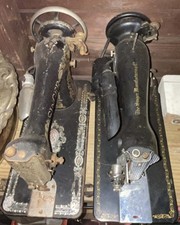 Two Antique Singer Sewing