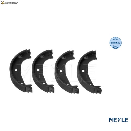 Brake shoe set parking brake