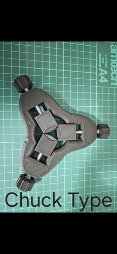 Coin cleaning chuck clamp 3d - coin,