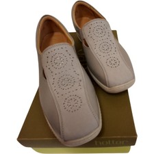 Hotter Women's Grey Perforated