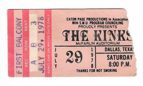 The kinks blondie 29 78 - blondie, 7/29/78