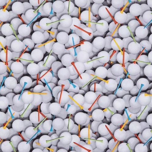 Golf balls tees cotton - &,