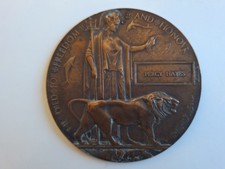 WWI Memorial Plaques to Percy Hayes and William Hayes - possibly brothers