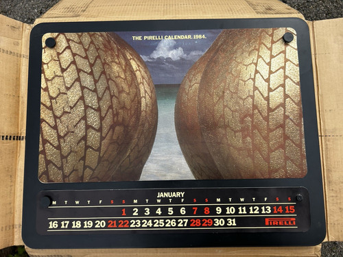 Pirelli calendar 1984 boxed - calendar, on