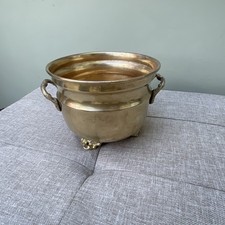 Vintage ornate brass - ornate, planter