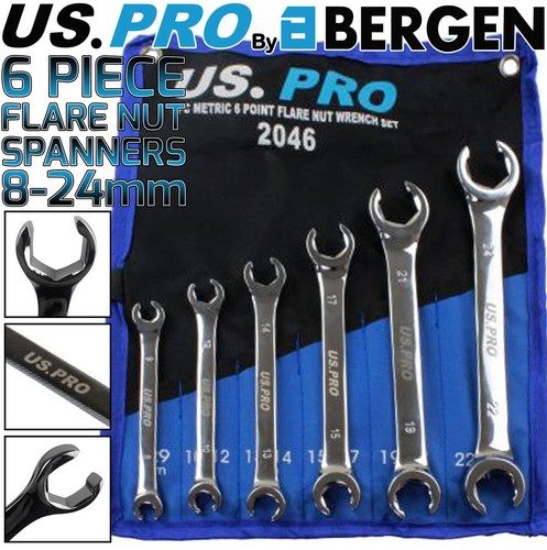 Bergen flare nut spanner set - bergen,