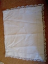 Vintage Cotton Nightdress Case White 1950s