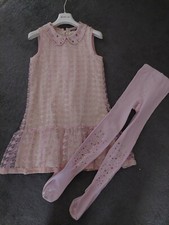 monnalisa pink dress and