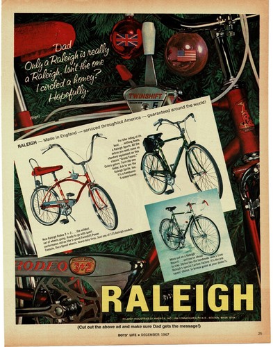 1967 raleigh bicycle bike - bicycle,