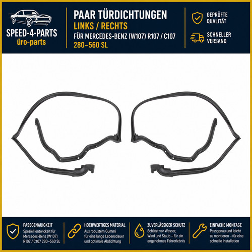 Pair door seal - pair,