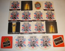 15 X CARLING LAGER BEER MAT COASTERS JOBLOT BUNDLE