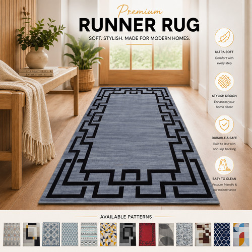 Non slip hall runner - non,