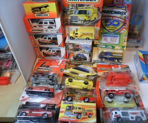 Matchbox fire engines - fire,
