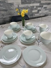 Vintage Antique Minton Mint Green Teaset 16  pieces Afternoon Tea Excellent Con
