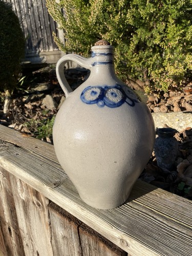 Antique stoneware jar jug - antique,