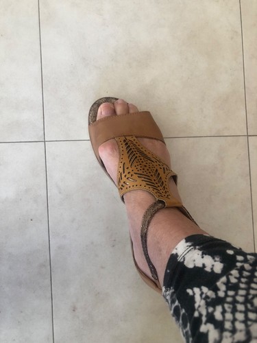 Tan tamaris wedge - tamaris,