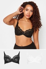 M&Co Womens 2 Pack Stretch
