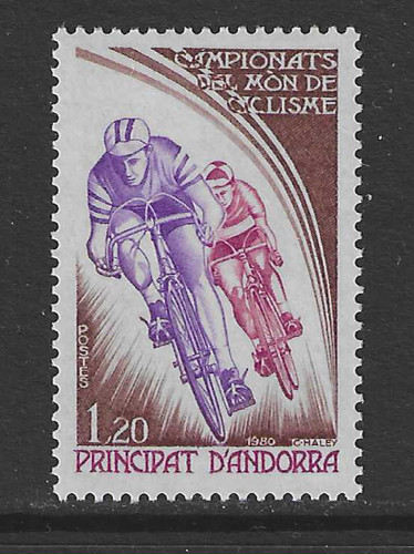 Andorra french stamp 1980 - andorra,