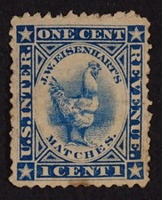 RO80d Revenue Stamp Wmk J W