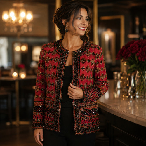 Vintage fully beaded sequin - fully,