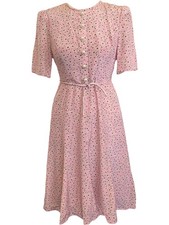LK Bennett Pink Floral Fit &