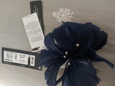 Clip On Facinator Blue Feather