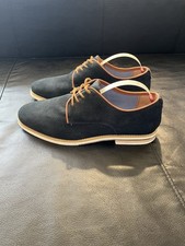 Peter Werth Nesbitt N.1 Retro Mod 60’s Mens Navy Suede Lace Up Derby Shoes UK 7