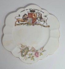 Wileman The Foley China plate Queen Victoria 60 years reign Diamond Jubilee 1897