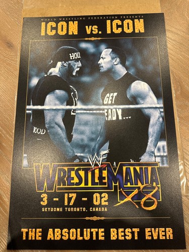 Wwe wwf wrestlemania poster - wwe,
