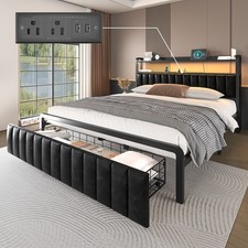 Full Queen Size Metal Bed