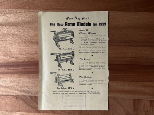 Vintage 1939 acme clothes - vintage,