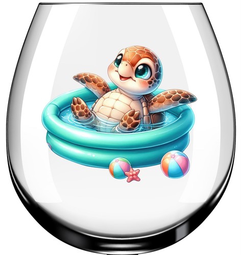 X12 turtle paddling pool - turtle, glass