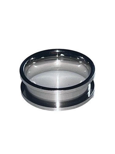 Stainless steel inlay ring - stainless,