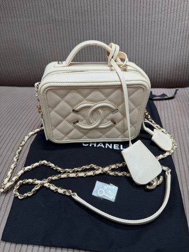 Chanel vanity camera bag white - chanel,