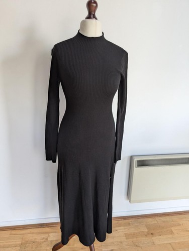 Maje black knit midi - , dress