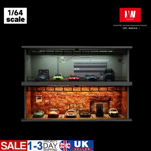 Diorama car parking - diorama, 1:64