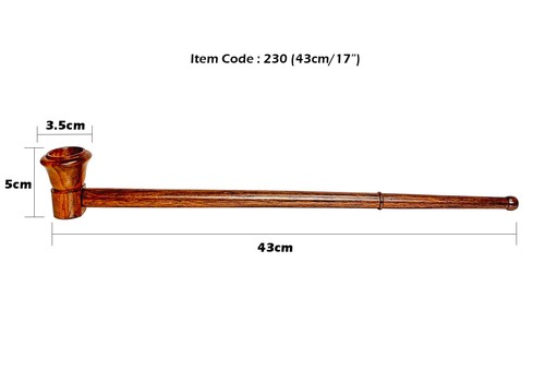 Wooden smoking pipe stem - ,